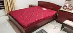 Branded queen size bed with 6inch duraflex Mattress in excellent con