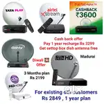AIRTEL DTH ! TATÀ ! SUNDIRECT ! PLÀY ! DISHTV ! VIDEOCON D2H ! LED TV