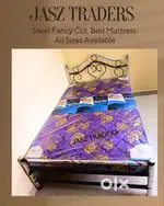 #Fancy Steel Cot Hostel Cot Bed Mattress All Sizes Available#