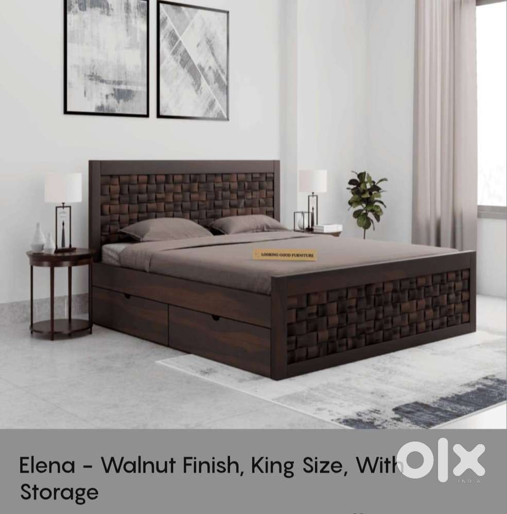 Solid wood Kingsize bed 7ft*6ft