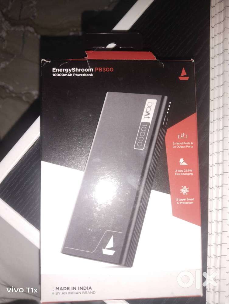 Boat energy shroom power bank 10000mah