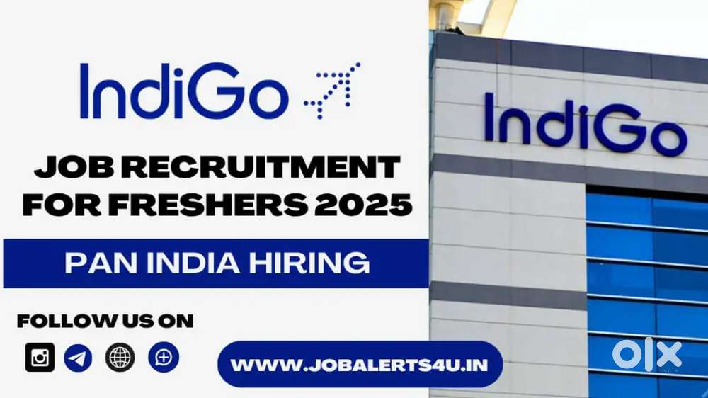 Indigo Airlines jobs /Vacancy for Airport Ground staf / Driver / Crew