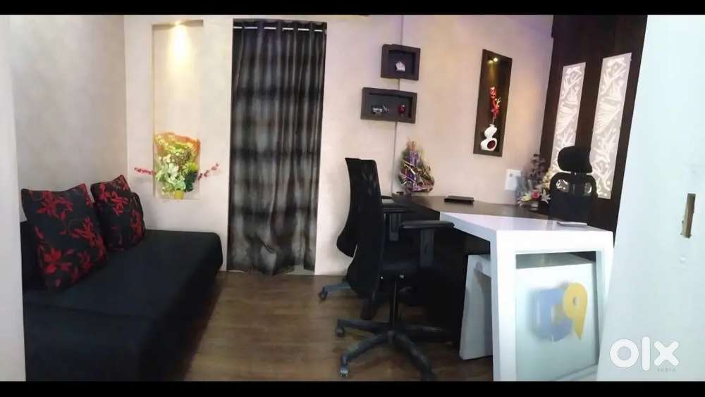 Fully furnished office with 2 cabin