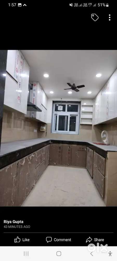 3bhk flat available in faridabad Greenfield