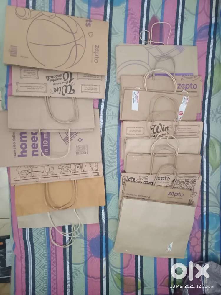 20 brown paper bags