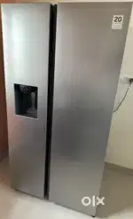 New condition side door Samsung fridge with ice & water dispenser