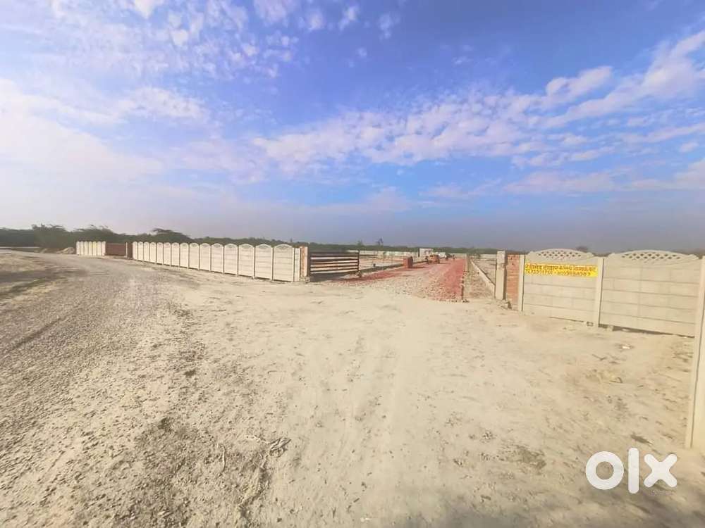 लखनऊ सुल्तानपुर रोड साहू सिटी से 5 मिनट कि दूरी पर अप्रूव्ड प्लाट