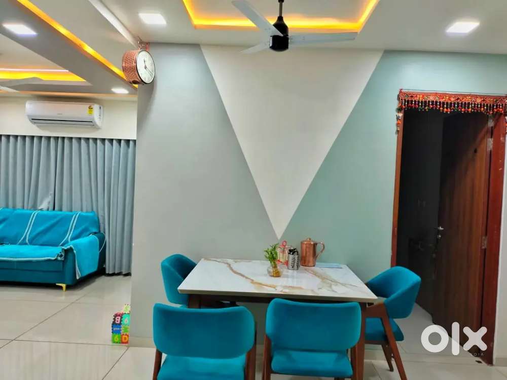 Best Fully furnish 2 BHK flat in Gota SG highway road