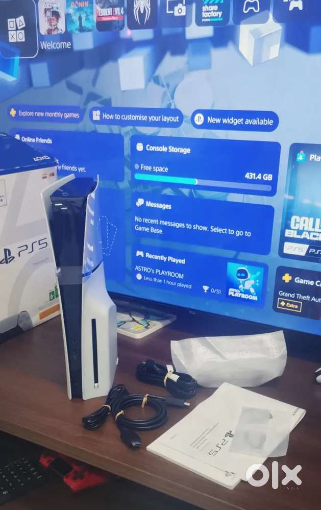 PS5 silm disc edition 3 Day S old