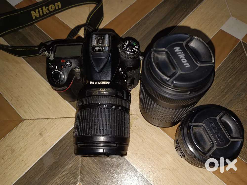 Nikon D7200 with 2 lenses