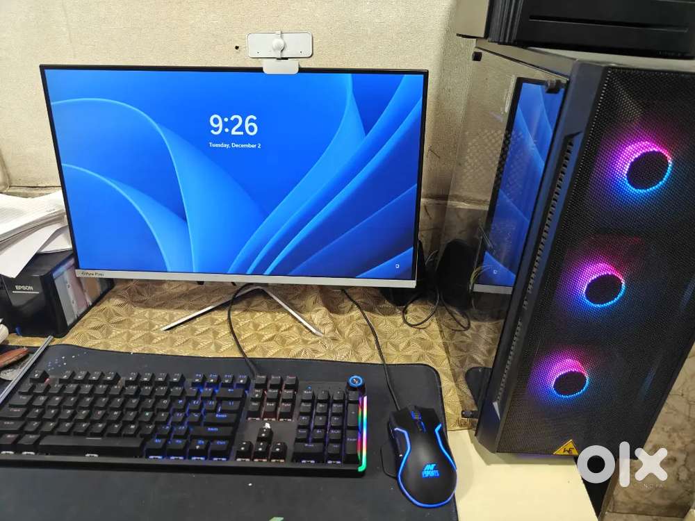 GAMING PC SETUP 1 YEAR OLD AMD RYZEN 5600GT WITH RTX 1650