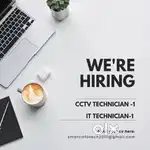 IT SUPPORT / CCTV TECHNICIAN