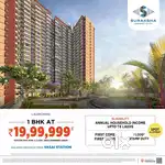 No brokrage masterbed 1 bhk flat available for sell