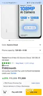 Tecno pova 6neo 5g