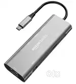 Amazon Basics USB-C Hub Dock 9-in-1 Aluminium Type-C Adapter with 4K
