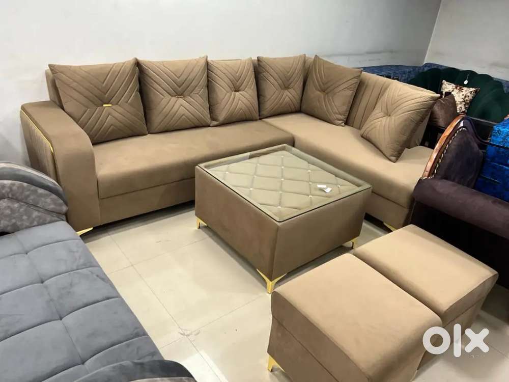 Luxurious L shape corner sofa set's available at lowest prices in JBP