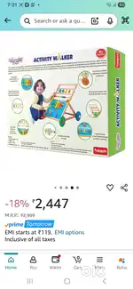 Activity walker for sell..it's new one...I haven't use it.
