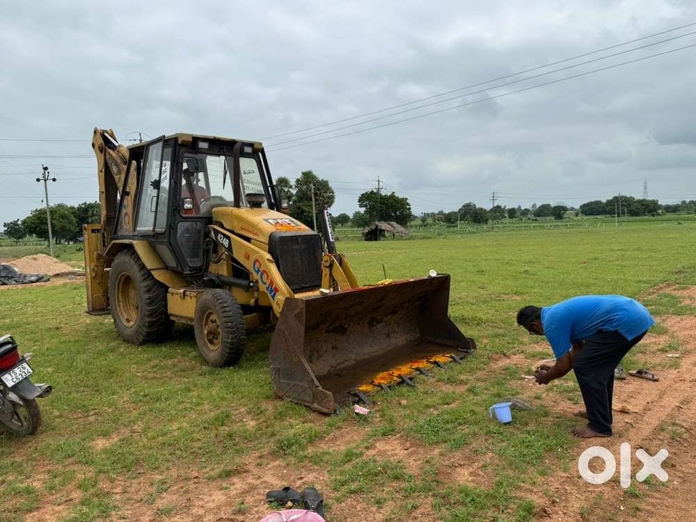 Cat jcb backhoe loader