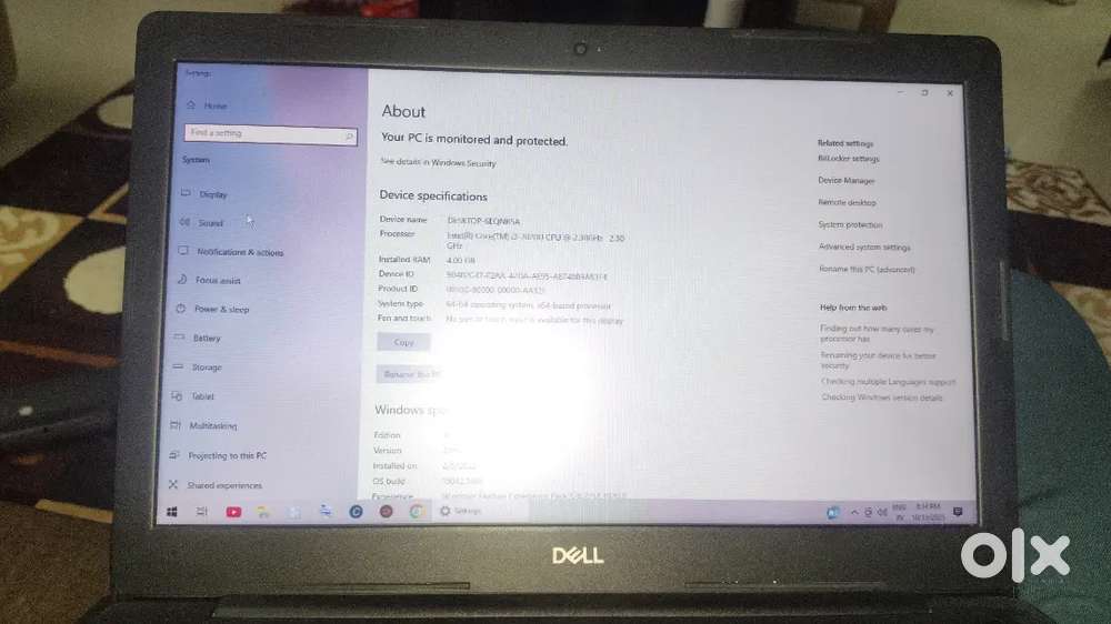Dell laptop