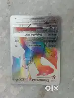 Silver pokemon card