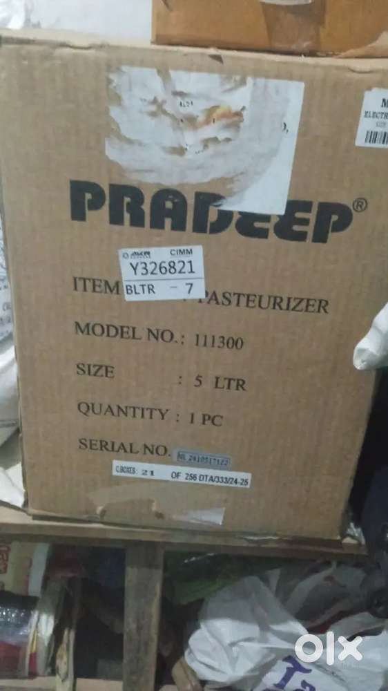 Pradeep  Milk boiler 5ltrs and Tea boiler 5ltrs(Not used)