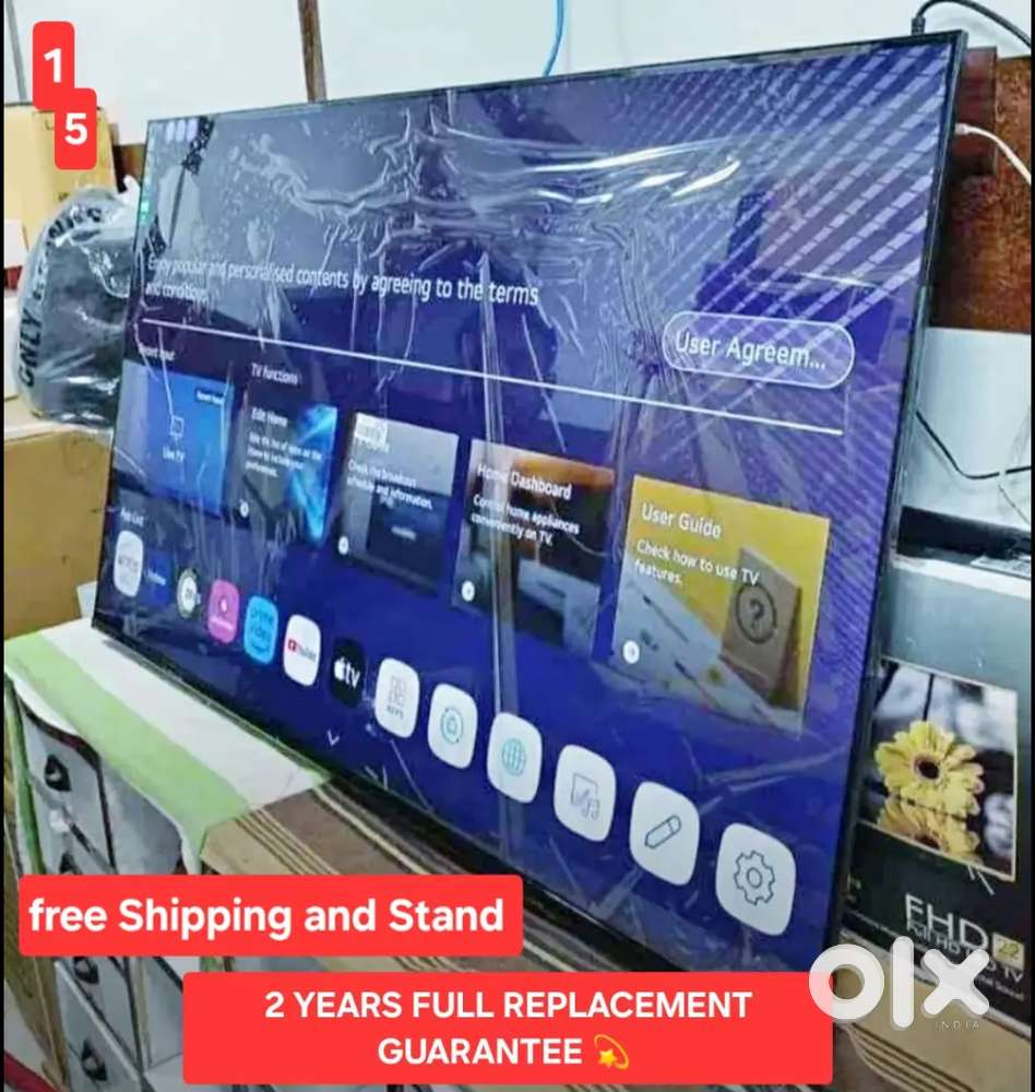 55 4k led Ultra Smart Android led TV with Voice Remote #FREE FITTING