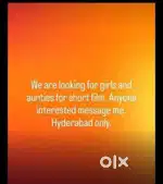 Short film actress for female