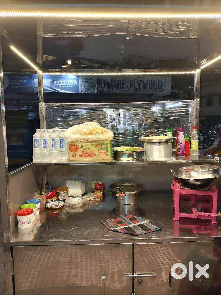 Food cart counter