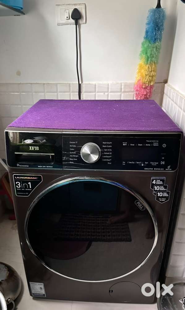 IFB washing Machine 8.5 kg and Whirlpool Refrigerator 260 L 3 door