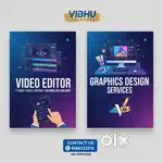 I am video editor and graphics designer freelancer