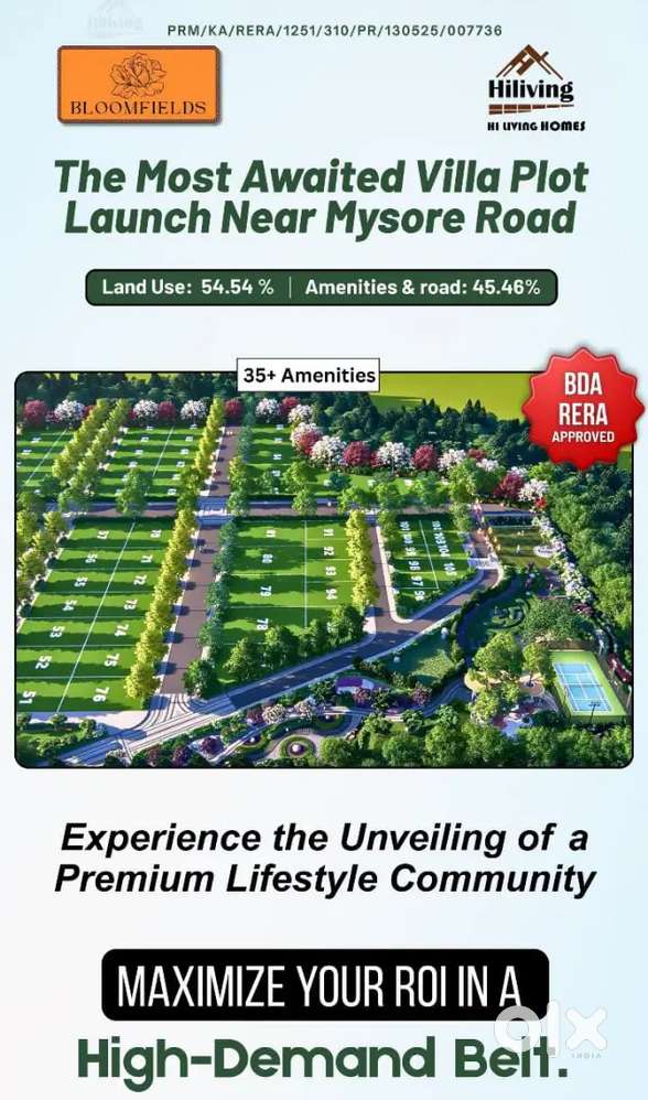 BDA APPROVED PLOTS SALE IN MYSORE ROAD