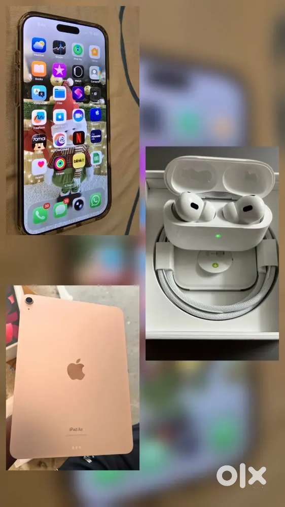 Iphone 16 pro max, Airpods pro 2 & Ipad air 5th gen