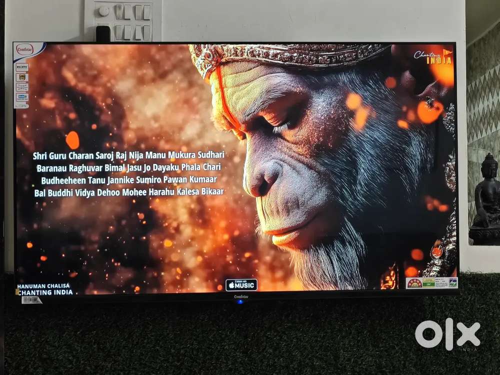 New 43 led smart tv with warranty installation android application