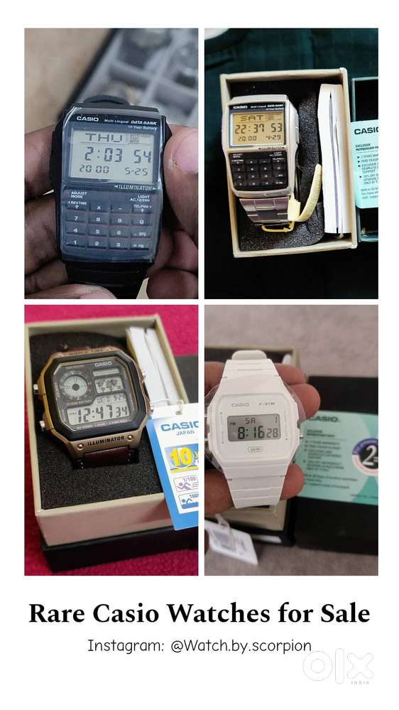 Rare Casio Watches (Brand New Original 2 years Warranty)