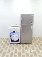 #$¥ Samsung top load washing machine & godrej double door refrigerator
