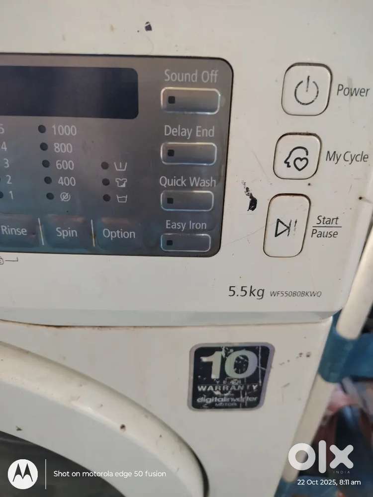 Samsung front load washing meachine
