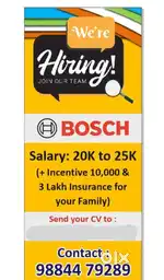 BOSCH SALES CONSULTANT