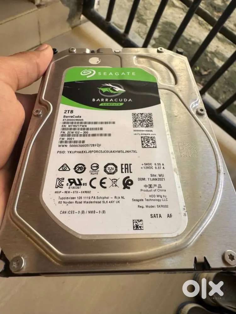 2tb HHD for sale
