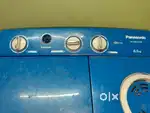 Panasonic 7 kg 5 star semi auto washing m/c  with brand warranty left