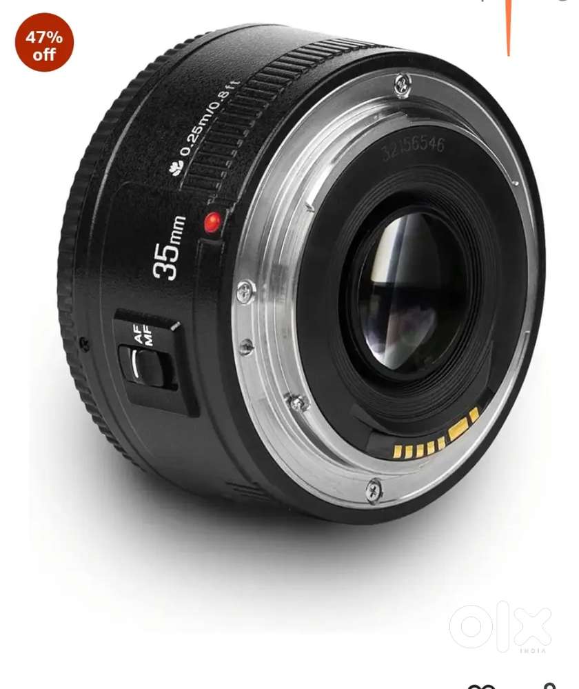 YN35mm F2 Lens 1:2 AF/MF Wide/Prime Auto Focus Lens for Canon EF Mount