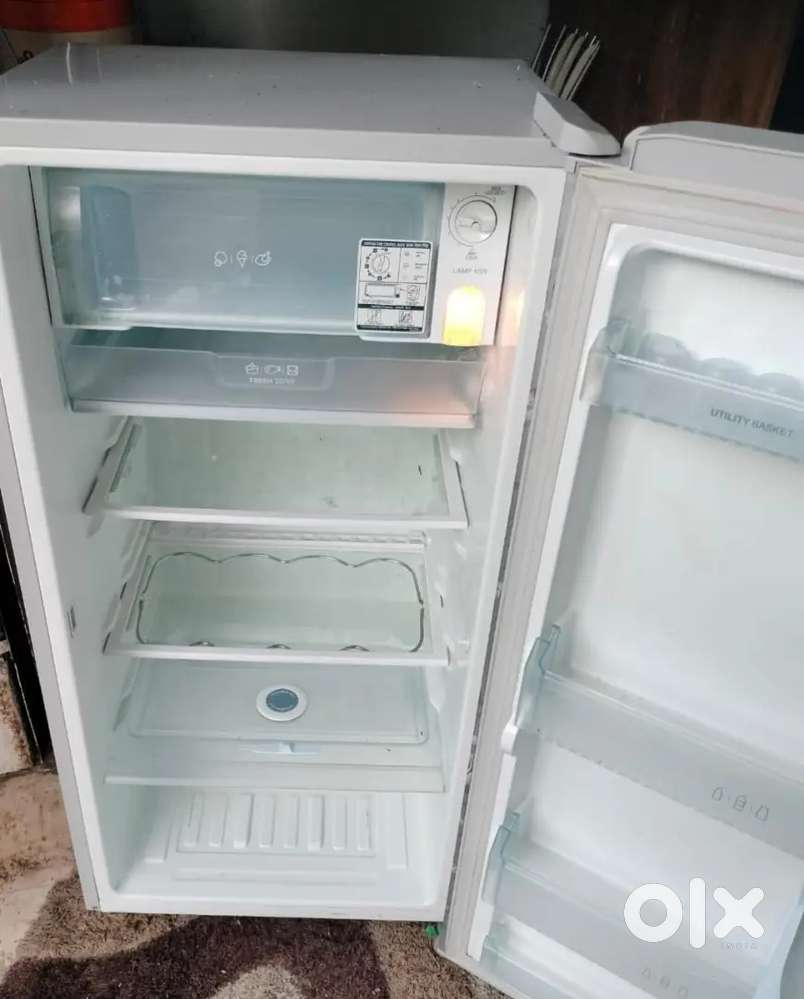 Fridge and kitchen set up