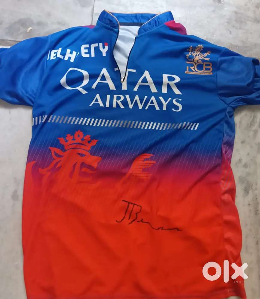 Indian cricketer jaspreet bumrah signature jersey