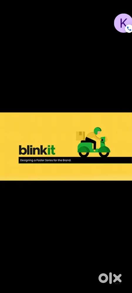 Hiring for Mumbai blinkit delivery boy job