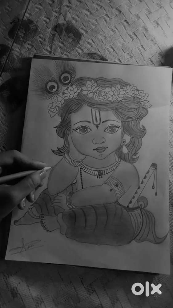 Kanha ji sketch