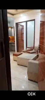 Balcony, modular kitchen, chimney, sofa set, 2 bed set etc