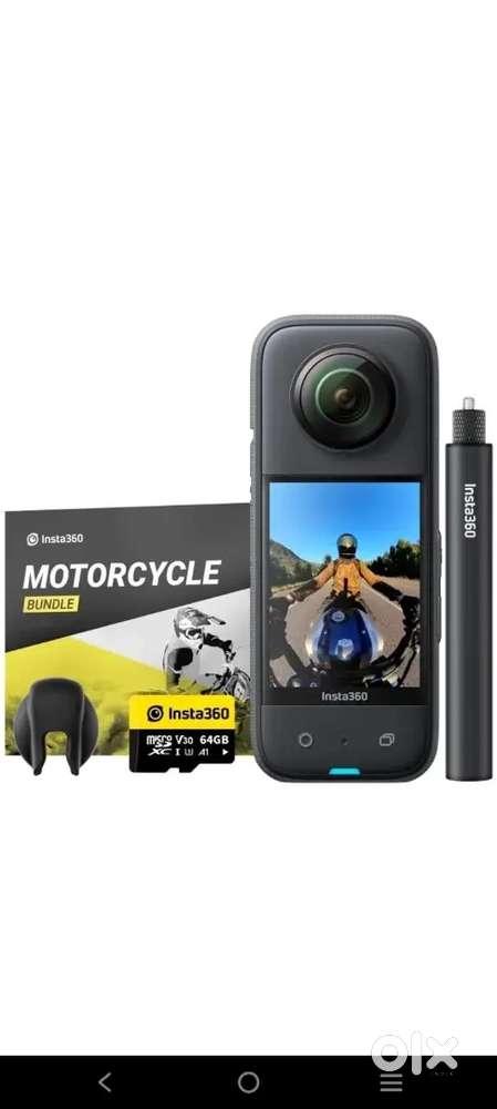 Urgent Sale! New Insta360 X3 with Stand, 64GB Card & Lens Guards