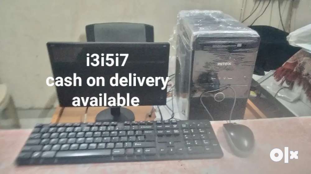 Corei3 4gb ram 320gb hdd 16 lcd keyboard mouse Rs.7000 )