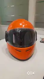 Branded Sporty Orange Helmet ISI marked for sale in NEW condition