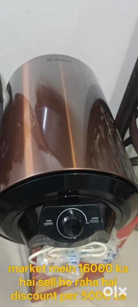 Geyser and oil heater and tube heater fan heater air heater all 50% of