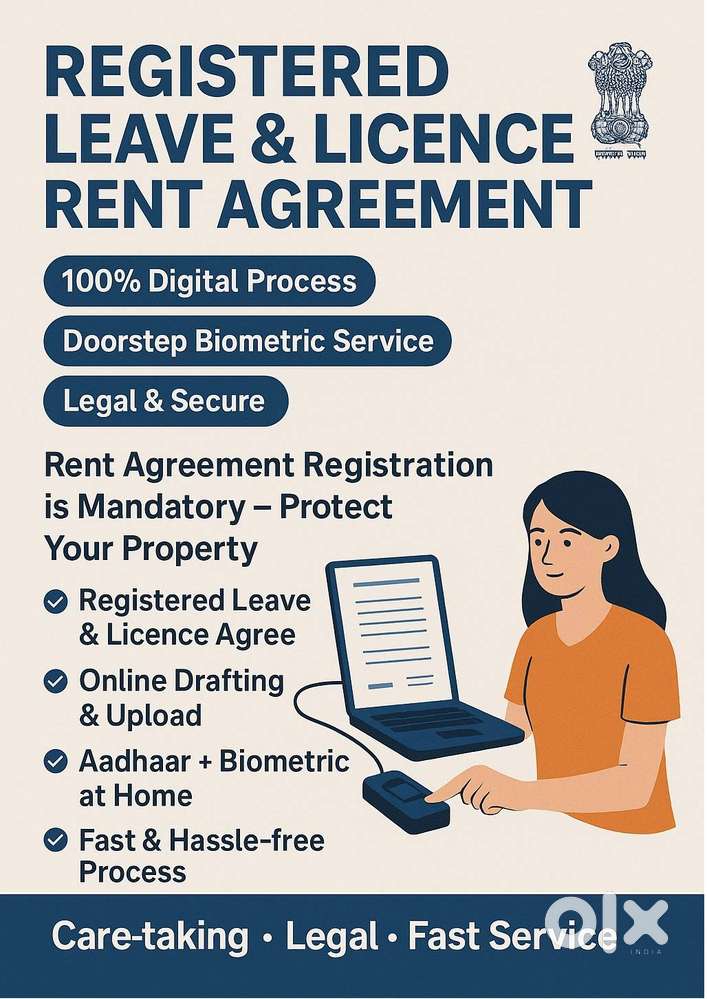 Registered Leave & Licence Rent Agreement Online